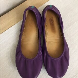 Tieks Purple Leather Flats Sz. 9